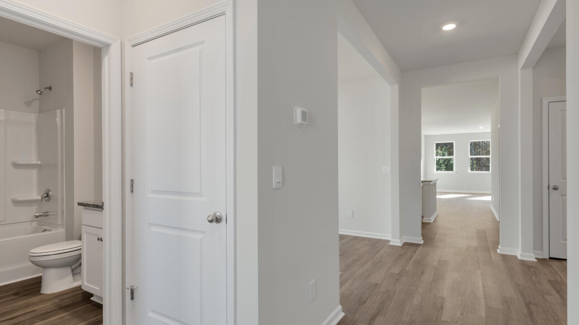 The Darby floorplan provides an open floorplan, 3 sizeable bedrooms, a bright and airy flex room off of the entry way and functional living all in one ranch style home