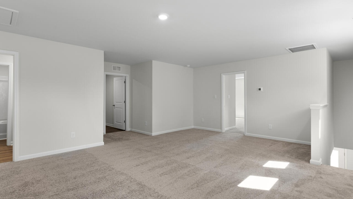 There are an additional 3 bedrooms and 2 baths. In every bedroom you’ll have carpeted floors and a closet in each room. Whether these rooms become bedrooms, office spaces, or other bonus rooms, there is sure to be comfort.