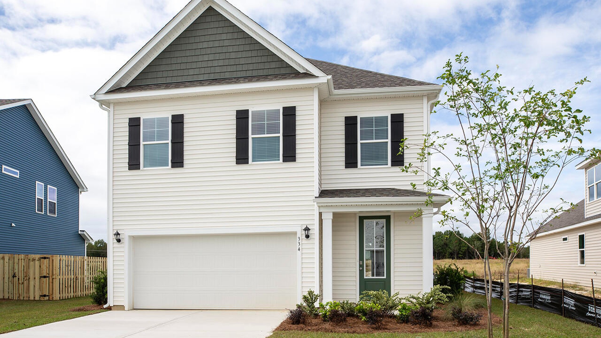 The Woodstock floorplan is 4 bedrooms, 3 baths with 2,361 square feet of living space.