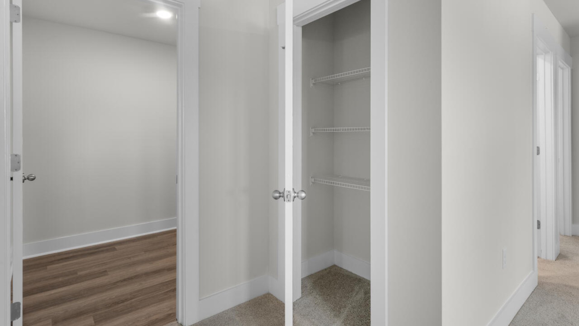 here are an additional 3 bedrooms and 2 baths. In every bedroom you’ll have carpeted floors and a closet in each room. Whether these rooms become bedrooms, office spaces, or other bonus rooms, there is sure to be comfort.