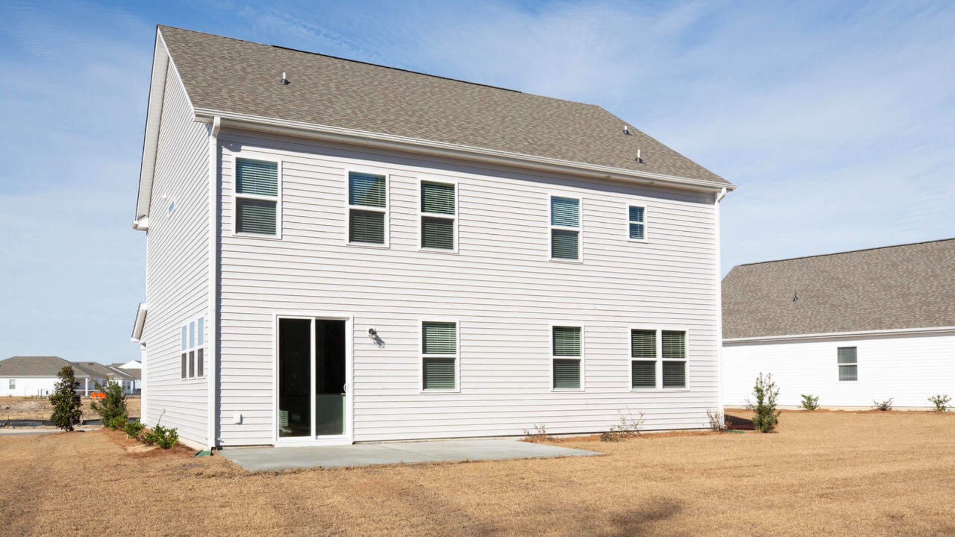 Enjoy the patio perfect for entertaining and enjoying the Carolina nights.