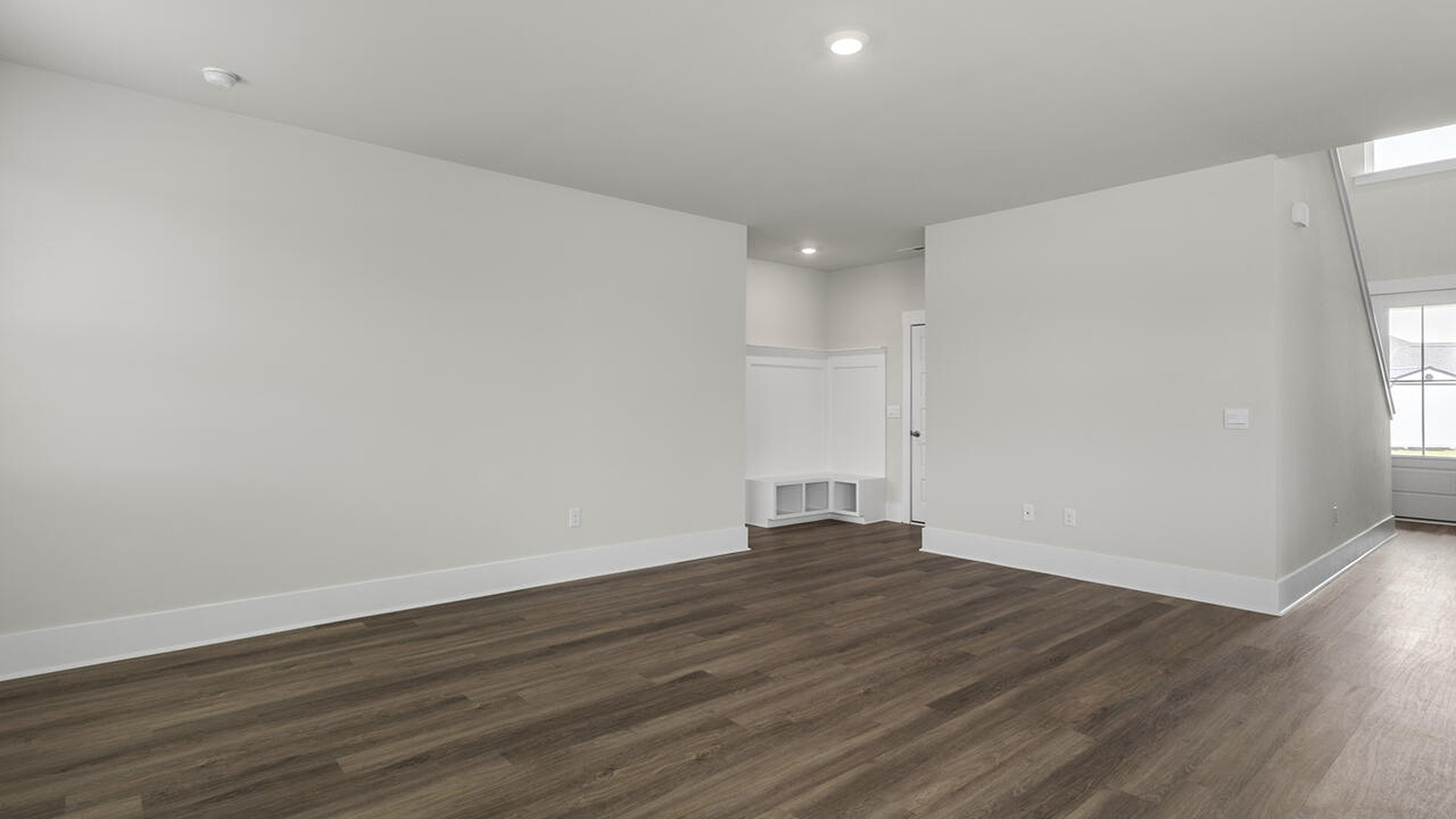 On the first floor on this Forrester floorplan, the formal dining room is ideally located next to a spacious open concept living area and kitchen.