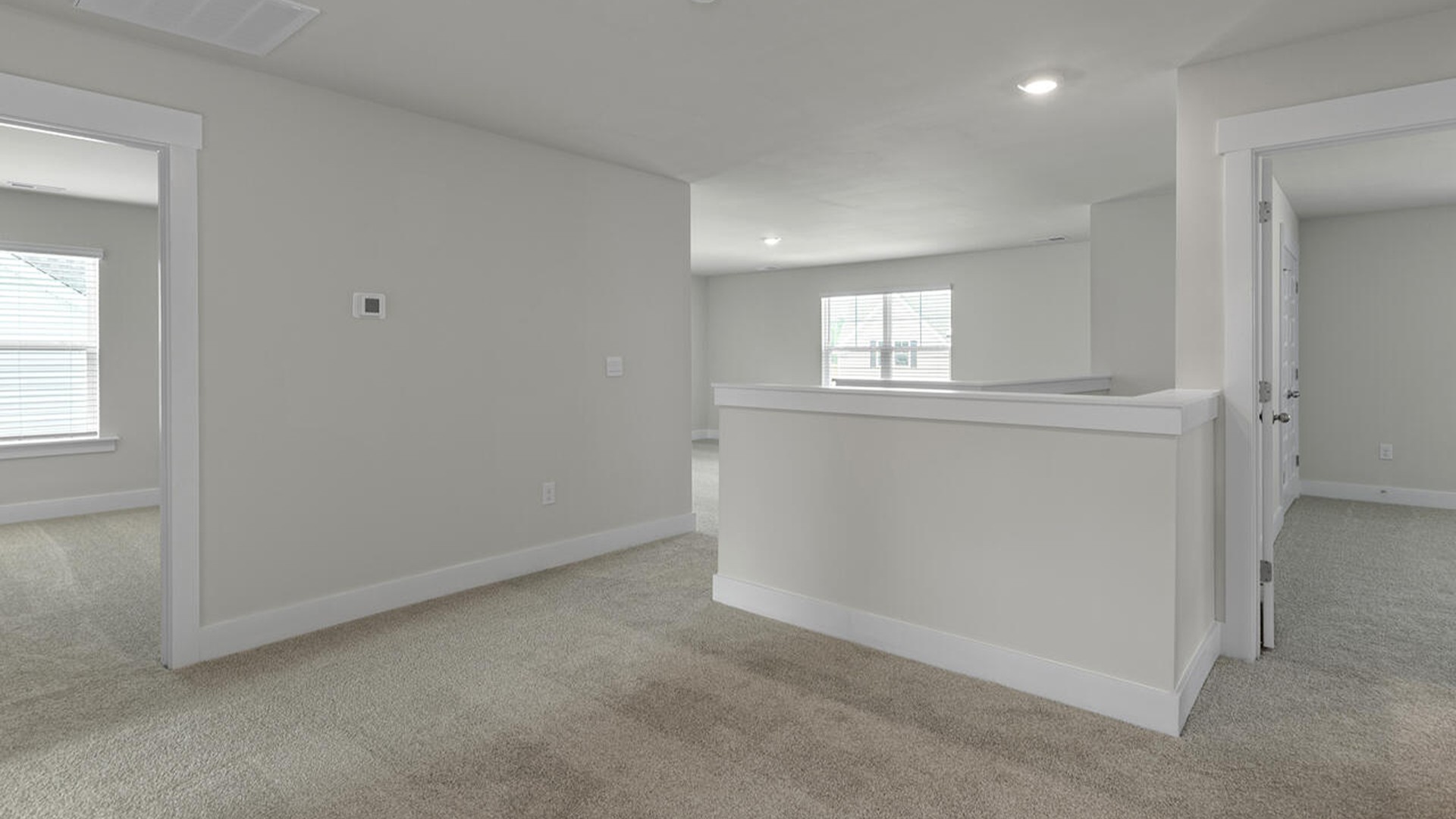 Upstairs you will find four more spacious bedrooms, two full bathrooms, and a great loft space. There are so many ways to customize this home to fit your needs! Enjoy the patio perfect for entertaining and enjoying the Carolina evenings.