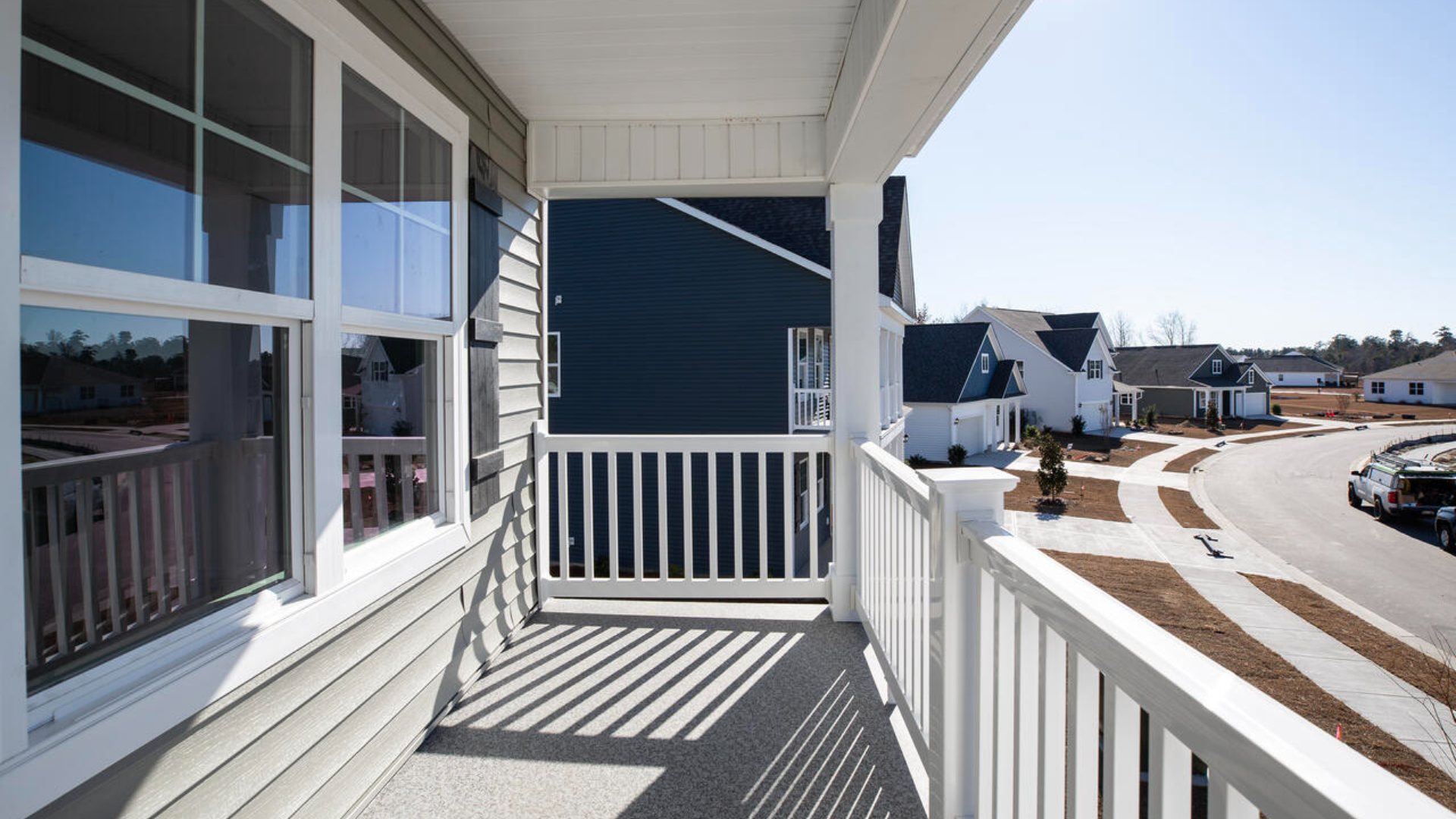 Enjoy the covered porch perfect for entertaining and enjoying the Carolina evenings.
