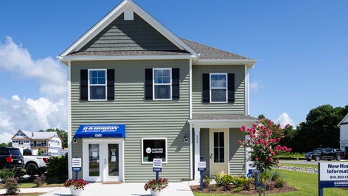 Our renowned Woodstock floor plan features 4 bedrooms, 3 full baths, and spans 2,361 sq. ft. This home is located in Hubert, North Carolina in our Surfside Landing community.