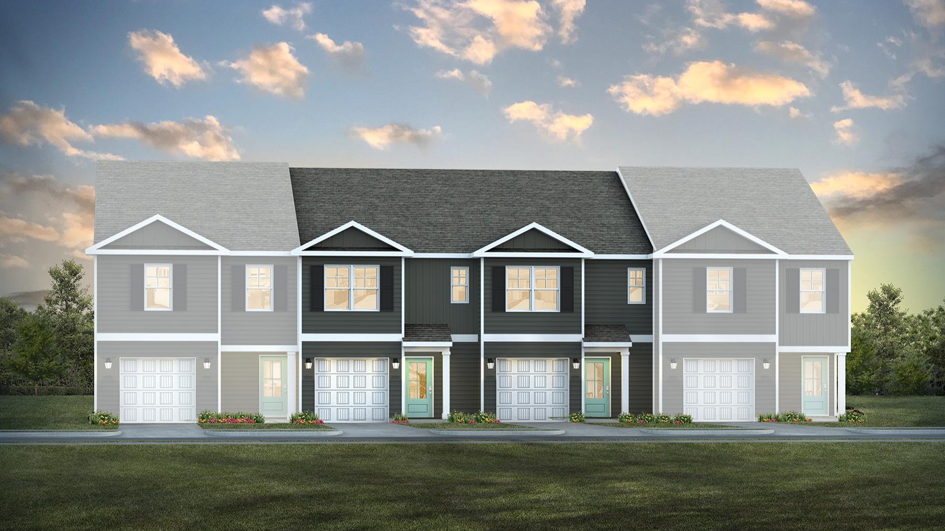The Pearson townhome is one of our two-story floorplans featured in our Villages at Cedar Hill Landing community in Navassa, North Carolina. The Pearson is a 3 bedroom, 2.5 bath, 1,418 square feet, two-story floor plan with a single-car garage.