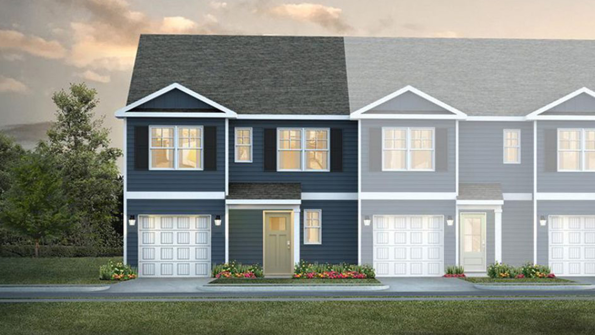 The Easley is a two-story townhome with 4 bedrooms, 2.5 Baths, and 1 car garage with 1,948 square feet of living space in a prime location! Your new home is in the Villages at Cedar Hill Landing in Navassa, North Carolina.