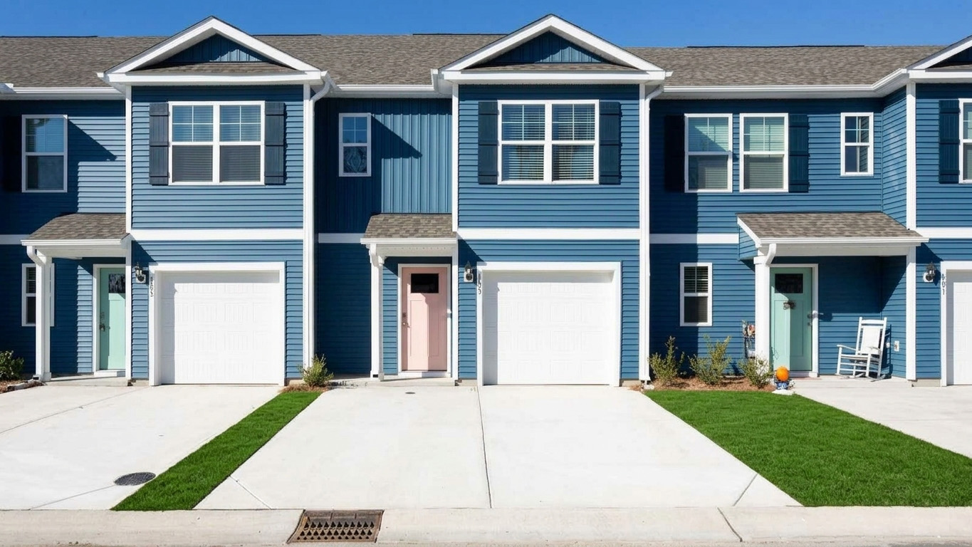 The Pearson is a 3 bedroom, 2.5 bath, 1,418 square feet, two-story floor plan with a single-car garage.