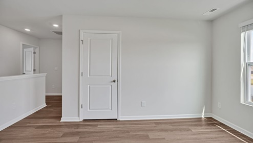 New Homes in Leland, NC. The Hayden Floorplan offers 2,511 square feet with 5 bedrooms, 3 full bathrooms, and a 2-car garage.