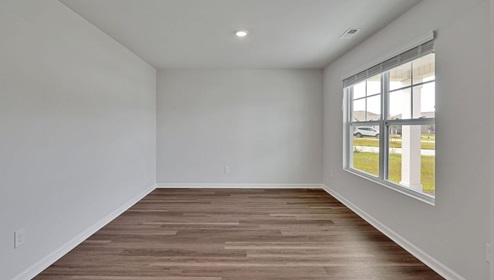 New Homes in Leland, NC. The Hayden Floorplan offers 2,511 square feet with 5 bedrooms, 3 full bathrooms, and a 2-car garage.