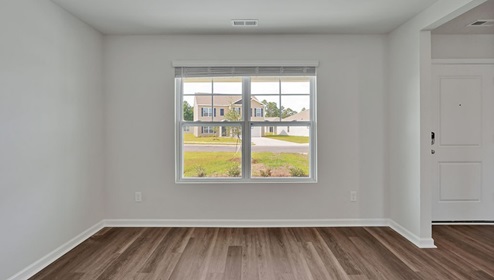 New Homes in Leland, NC. The Hayden Floorplan offers 2,511 square feet with 5 bedrooms, 3 full bathrooms, and a 2-car garage.