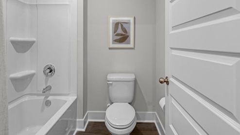 In every bedroom you’ll have carpeted floors and a closet in each room. Whether these rooms become bedrooms, office spaces, or other bonus rooms, there is sure to be comfort.