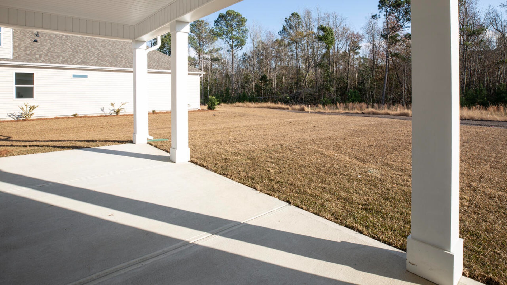 Enjoy the covered porch perfect for entertaining and enjoying the Carolina evenings.