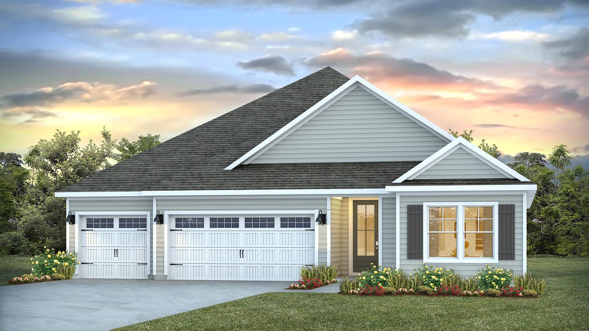 Discover the spacious Covington floorplan, a stunning single-story home designed for modern living. Featuring 5 bedrooms and 3 full bathrooms, this layout offers comfort and flexibility for every lifestyle.