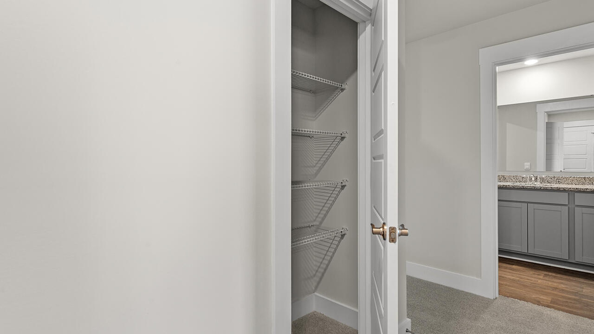 Upstairs, there are 4 bedrooms, 2 full baths and a loft. In every bedroom you’ll have carpeted floors and a closet in each room. Whether these rooms become bedrooms, office spaces, or other bonus rooms, there is sure to be comfort.