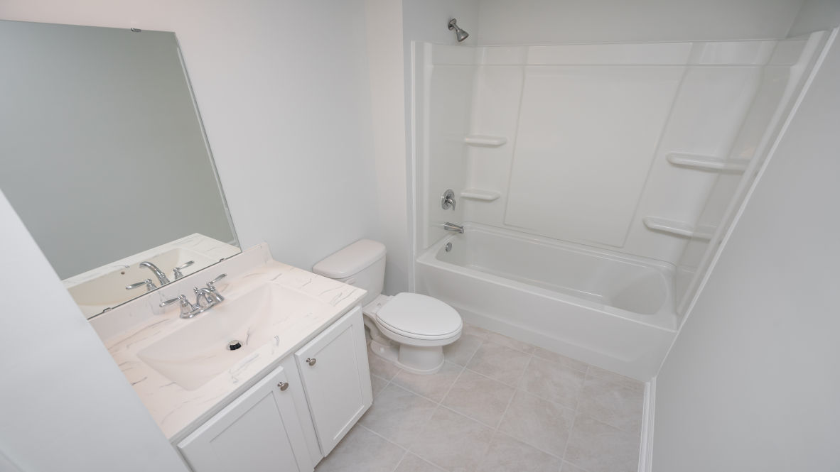 The first floor features a flex room which can be used as an office or a formal Dining Room as well as a first floor Primary Bedroom. In every bedroom you’ll have carpeted floors and a closet in each room. Whether these rooms become bedrooms, office spaces, or other bonus rooms, there is sure to be comfort.