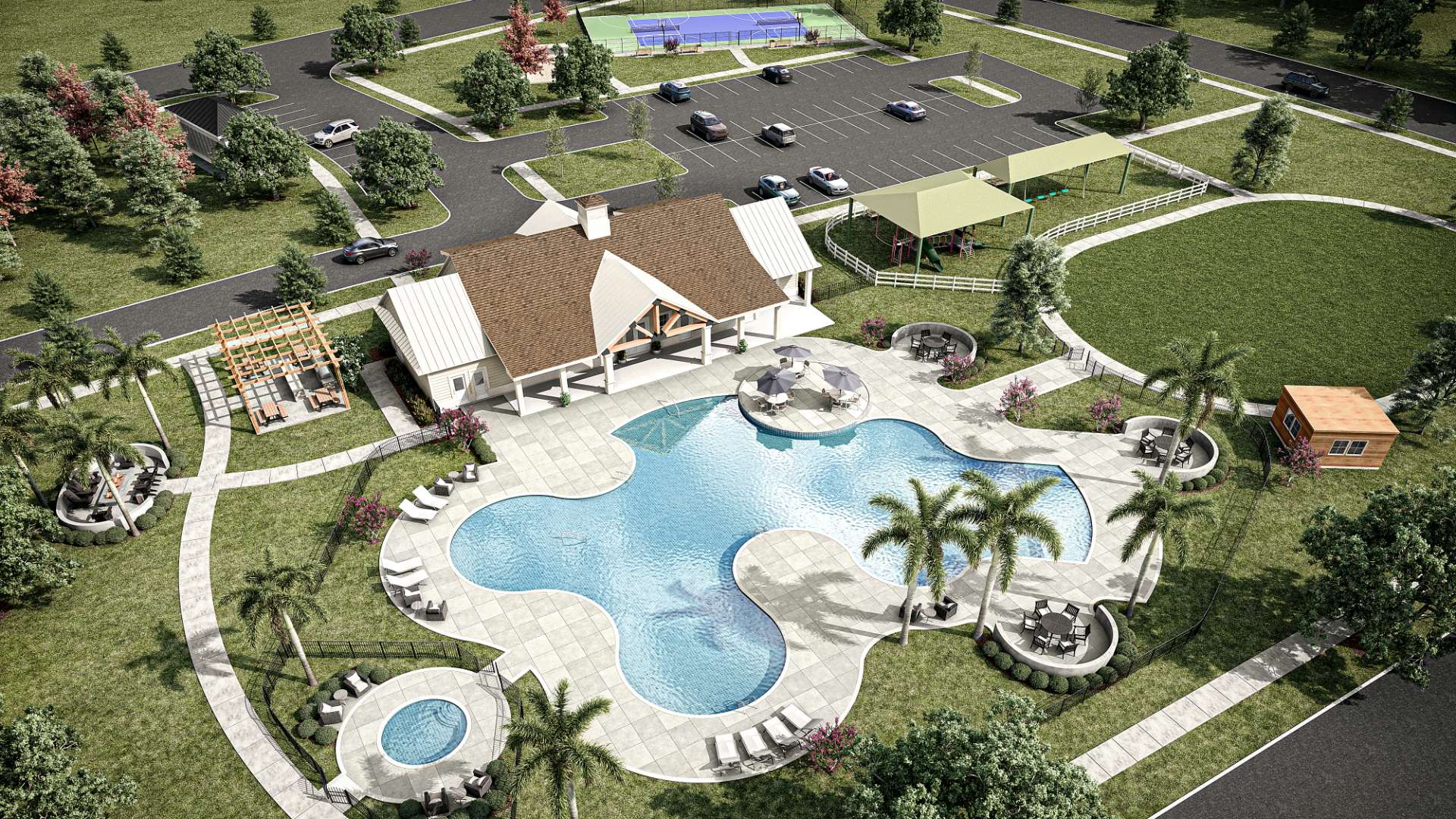 Homeowners will enjoy a pavilion with resort style swimming pool, hot tub, fire pit, multi-game sport court, sand volleyball, and recreation field. Come see this brand new, Brunswick County new home community!