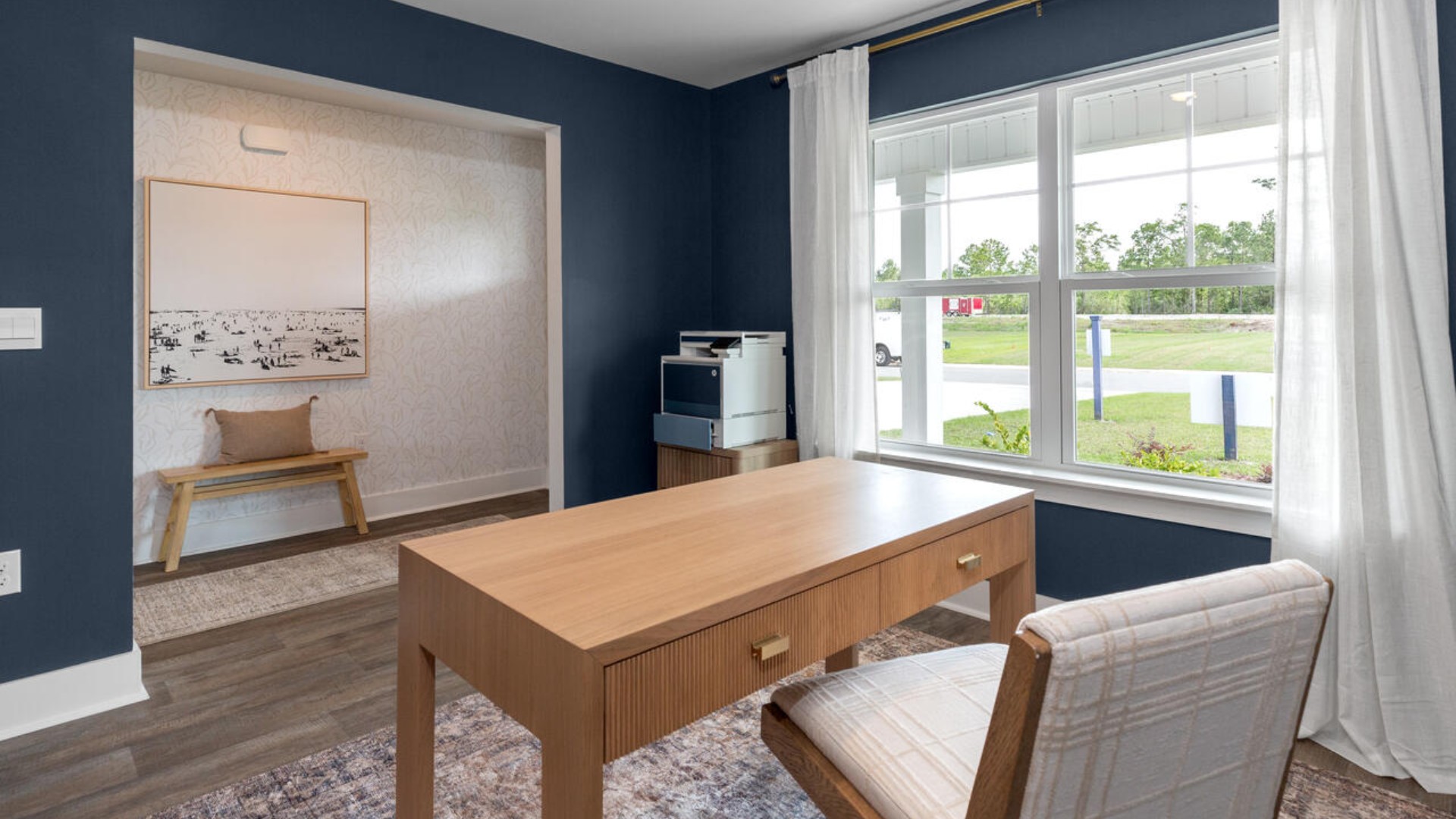 The Hayden offers 2,511 square feet with 5 bedrooms, 3 full bathrooms, 2-car garage and is one of our two-story floorplans featured in our Cedar Hill Landing community in Navassa, North Carolina. With 2 modern exteriors to choose from, the Hayden is sure to turn heads.