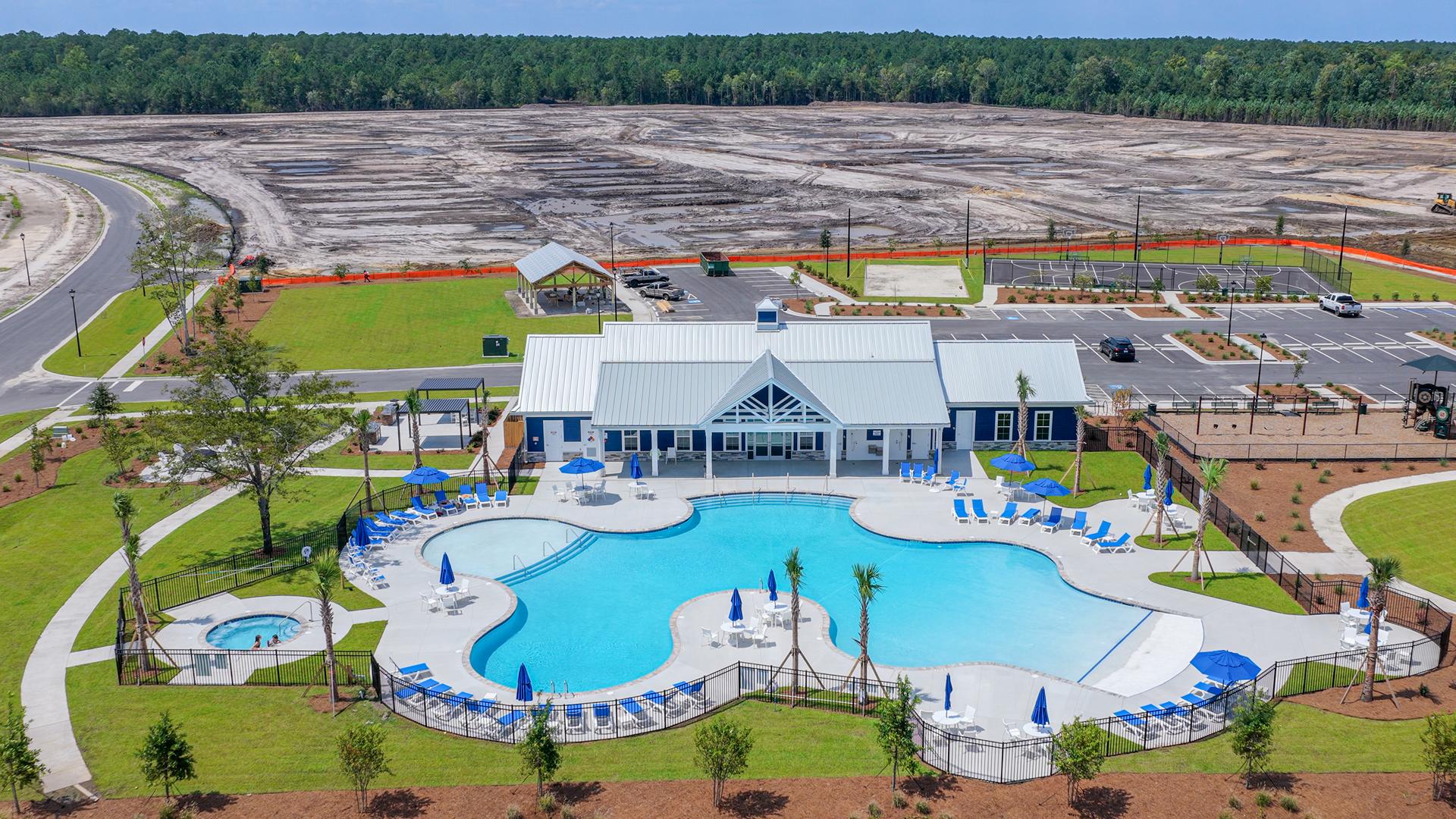 From the pavilion, swimming pool, hot tub, fire pits, sport court, sand volleyball and recreation field, Cedar Hill Landing has everything you need to live your best life.