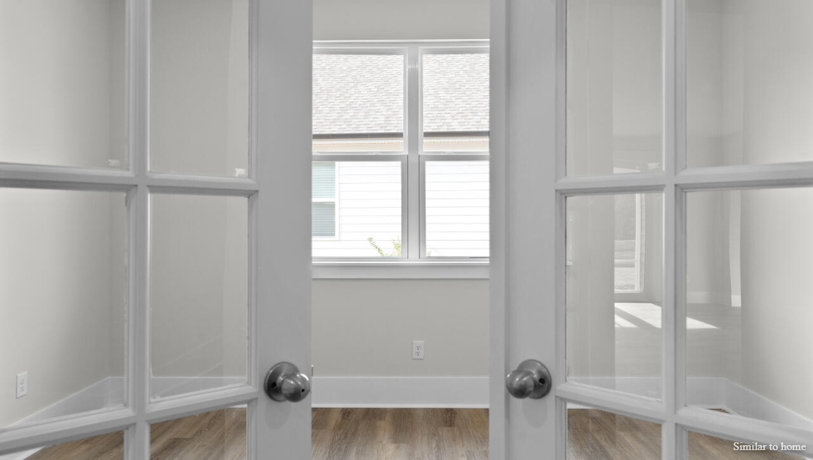 Explore the Madison, a flexible two-story home with 3-car garage at Indigo Preserve in Leland, North Carolina. This generously designed layout offers 3 bedrooms, flex room with french doors, 3 bathrooms on the first floor and an upstairs bonus room.