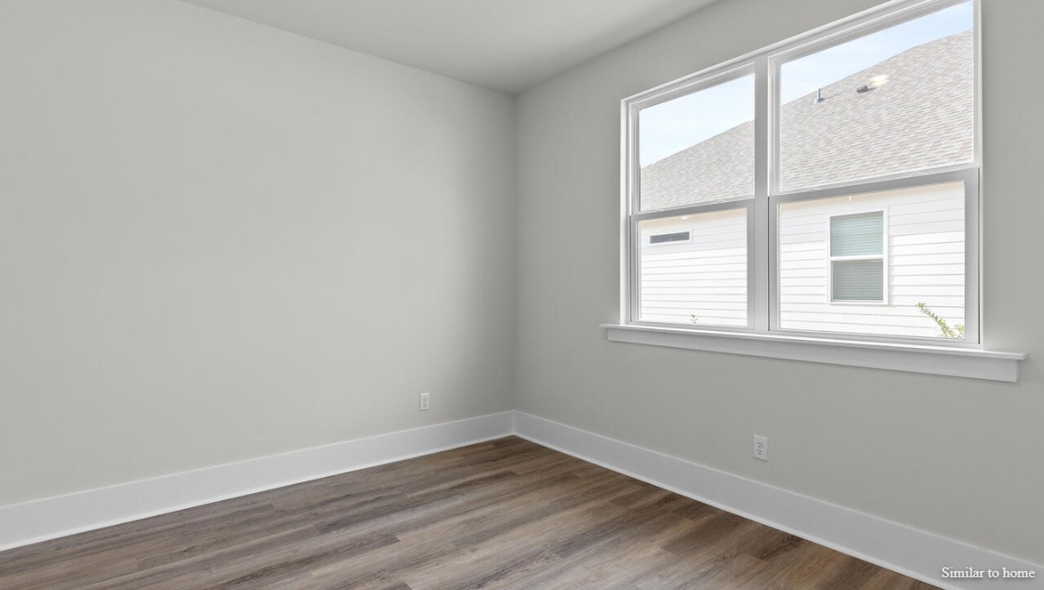 Explore the Madison, a flexible two-story home with 3-car garage at Indigo Preserve in Leland, North Carolina. This generously designed layout offers 3 bedrooms, flex room with french doors, 3 bathrooms on the first floor and an upstairs bonus room.