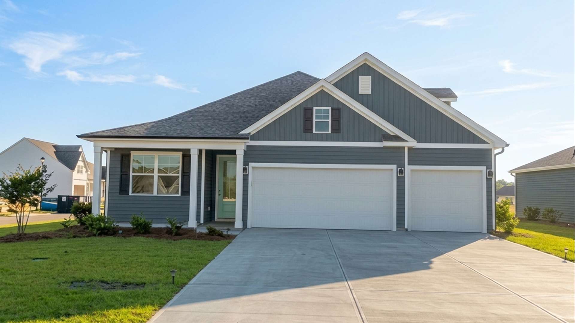 Explore the Madison, a flexible two-story home with 3-car garage at Indigo Preserve in Leland, North Carolina. This generously designed layout offers 3 bedrooms, flex room with french doors, 3 bathrooms on the first floor and an upstairs bonus room.