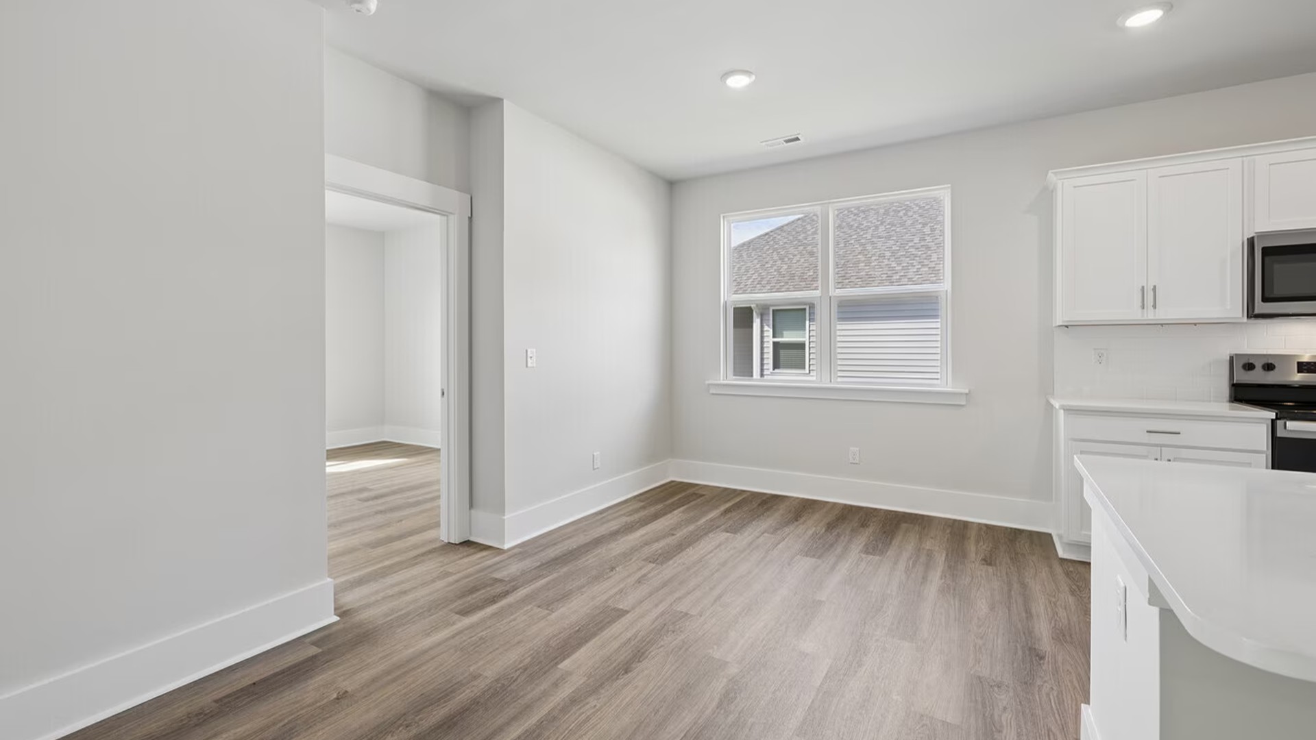 The floor plan is intelligently designed with a split-bedroom layout for ultimate privacy. The spacious Primary Suite is a true retreat, complete with a private en-suite bathroom and a generously sized Walk-in Closet.