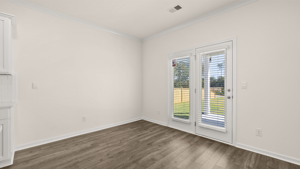 The Iberville floorplan at Cedar Hill Landing in Navassa, North Carolina is a two-story home offering 2,614 square feet of living space across 5 bedrooms and 3 full bathrooms. The 3-car garage ensures plenty of space for vehicles and storage.