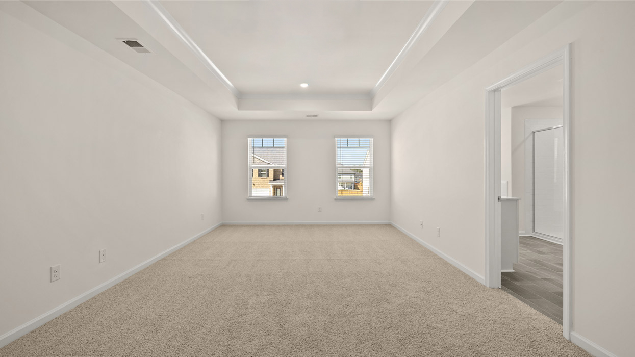 A guest bedroom plus a full bath on the main also ensures a private space for visitors.