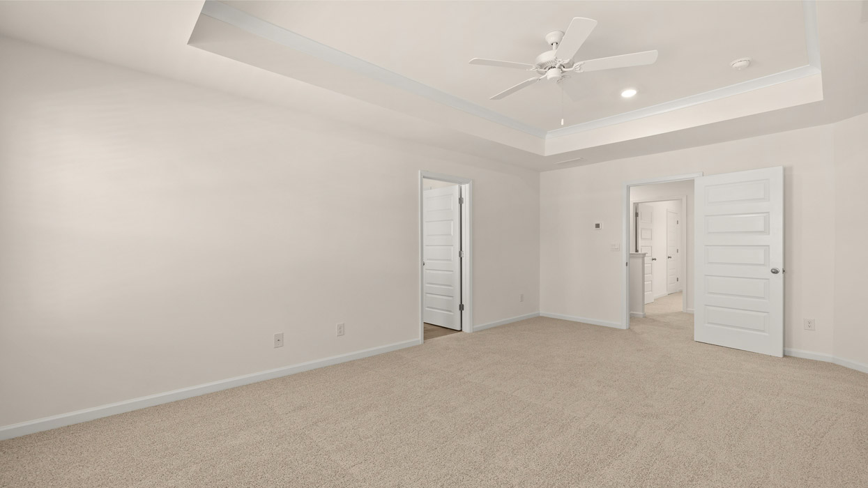 A guest bedroom plus a full bath on the main also ensures a private space for visitors.