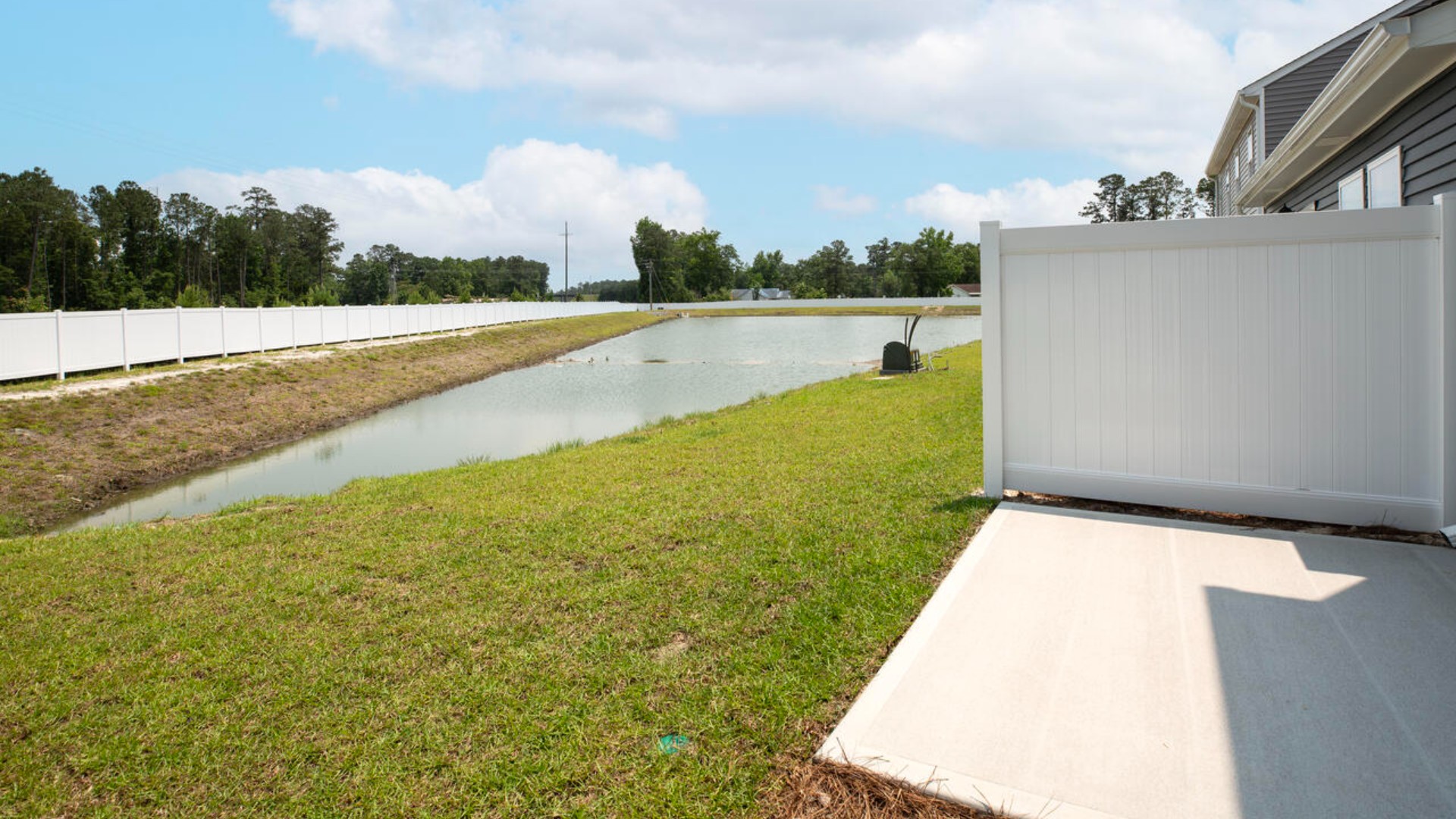 Enjoy the patio perfect for entertaining and enjoying the Carolina nights.