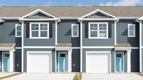 The Townes at SeaBrooke, a new home community in the vibrant city of Leland. New Homes. Townhomes. Smart Home Technology. Amenities. Pool. Tennis. Playground.