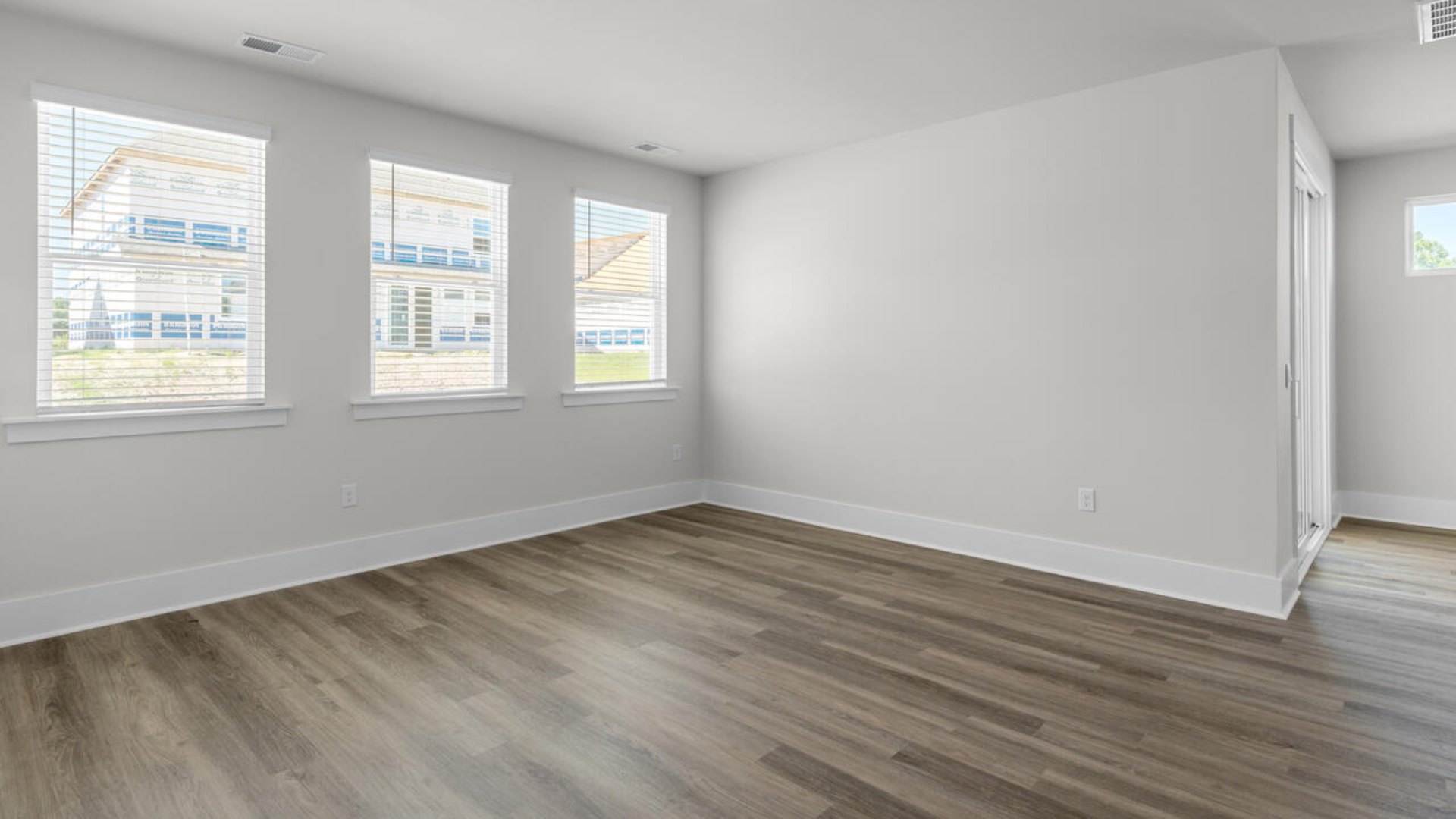 The Darby comes with a 2 car garage, granite countertops, stainless steel kitchen appliances, cultured marble countertops in the bathrooms. Also, gutters are included on all homes and don't forget about the smart home technology package.