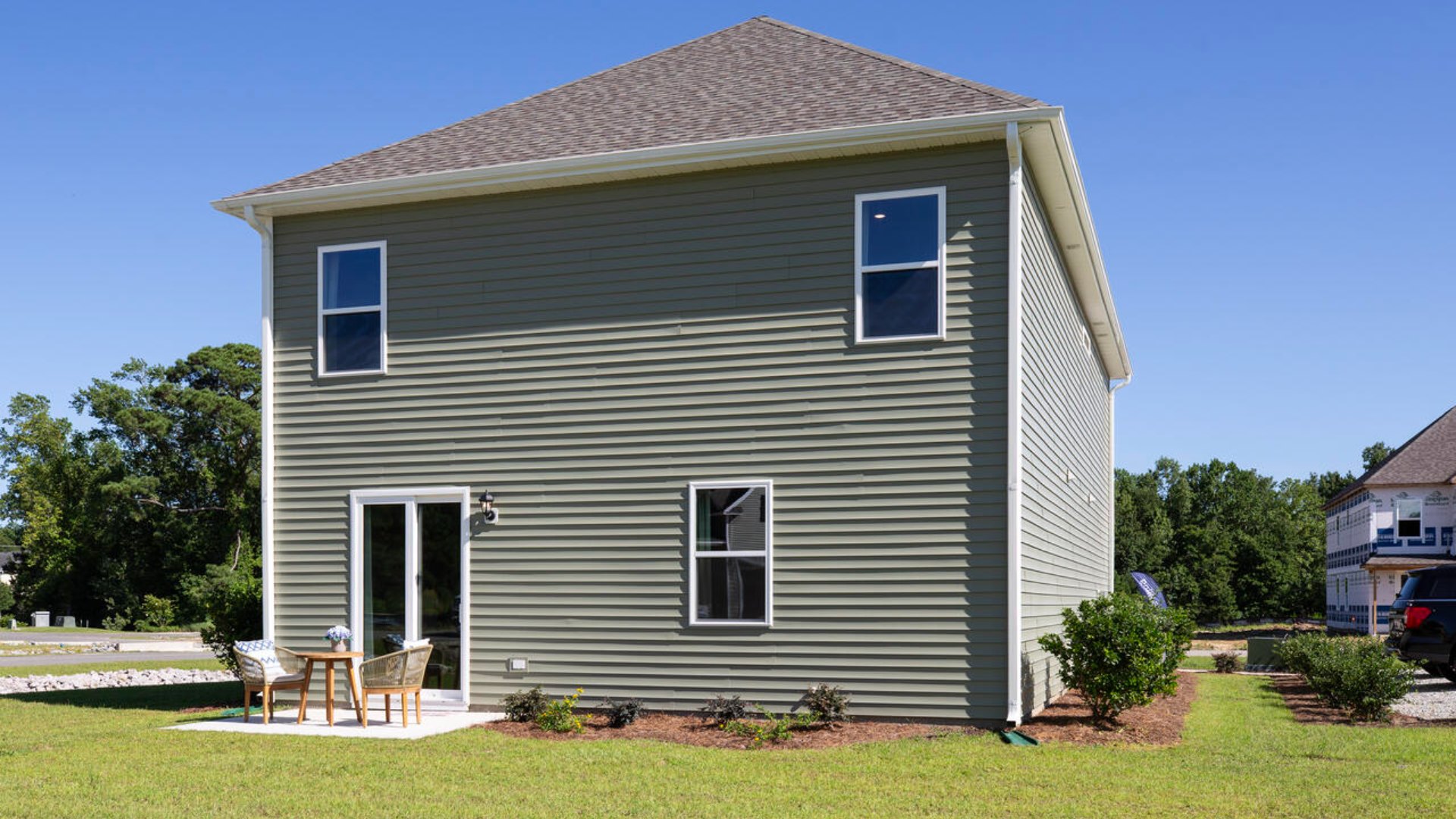 Enjoy the patio perfect for entertaining and enjoying the Carolina nights.