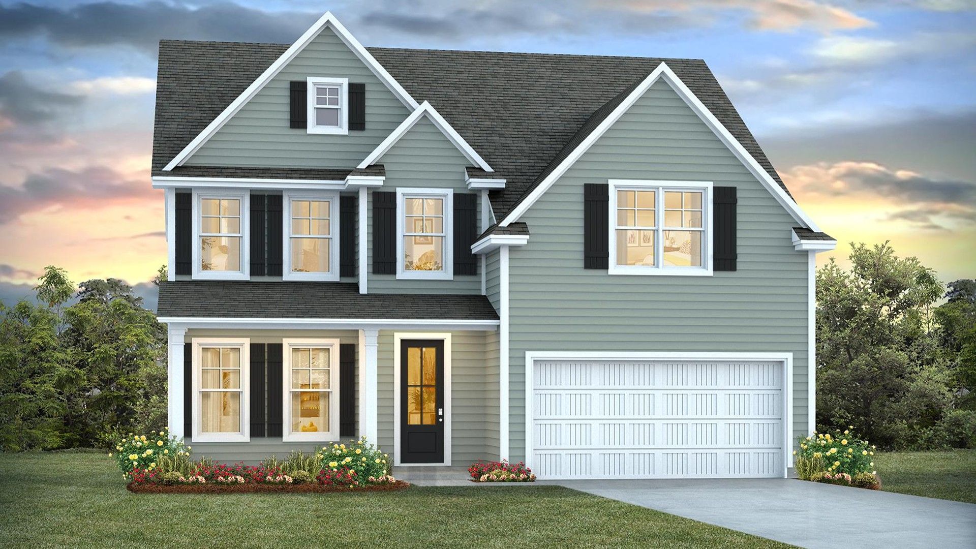 The Forrester plan is a 4 bedroom, 3 bath, 2,643 sq ft gracious home perfect for beach living and entertaining. Located in our Surfside Landing community in Hubert, North Carolina.