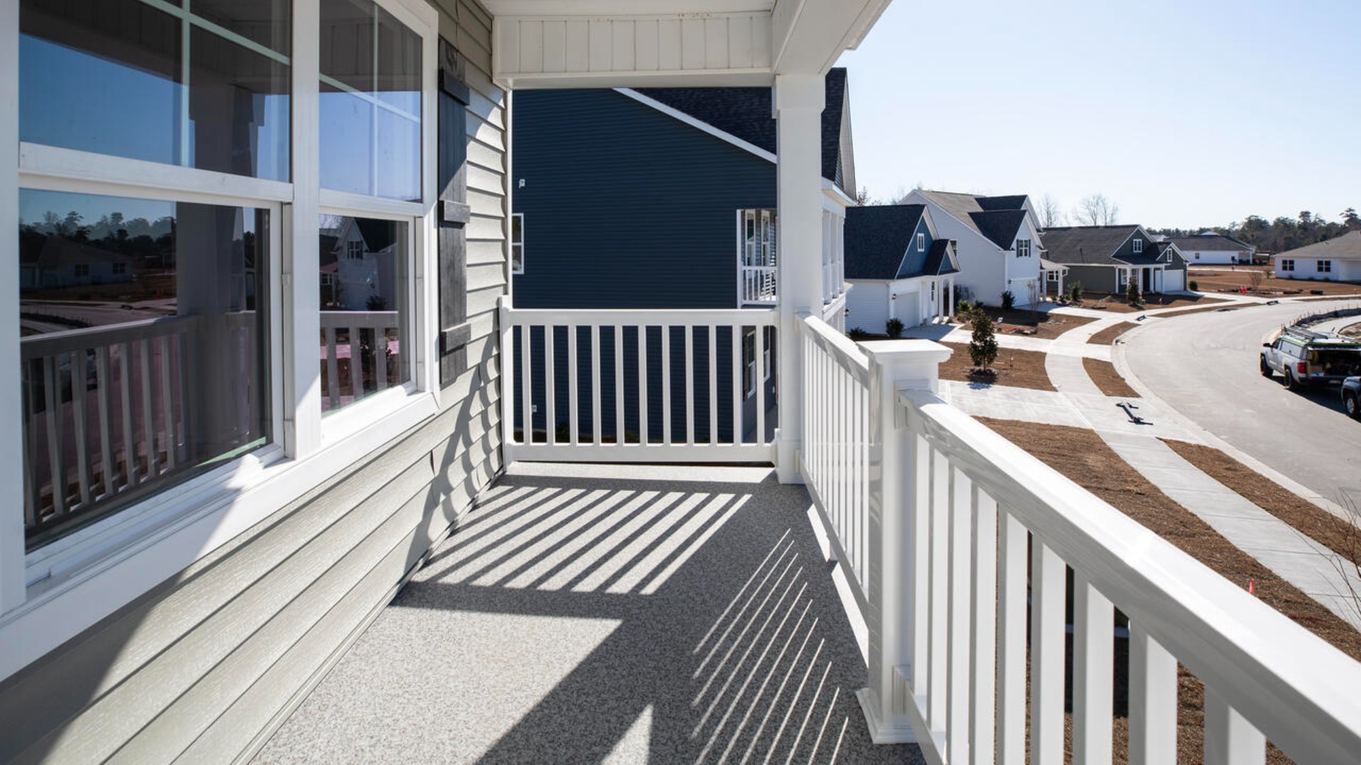 Enjoy the covered porch perfect for entertaining and enjoying the Carolina evenings.