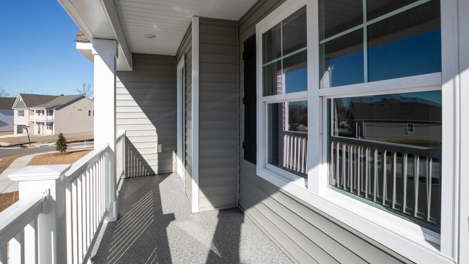 Enjoy the covered porch perfect for entertaining and enjoying the Carolina evenings.