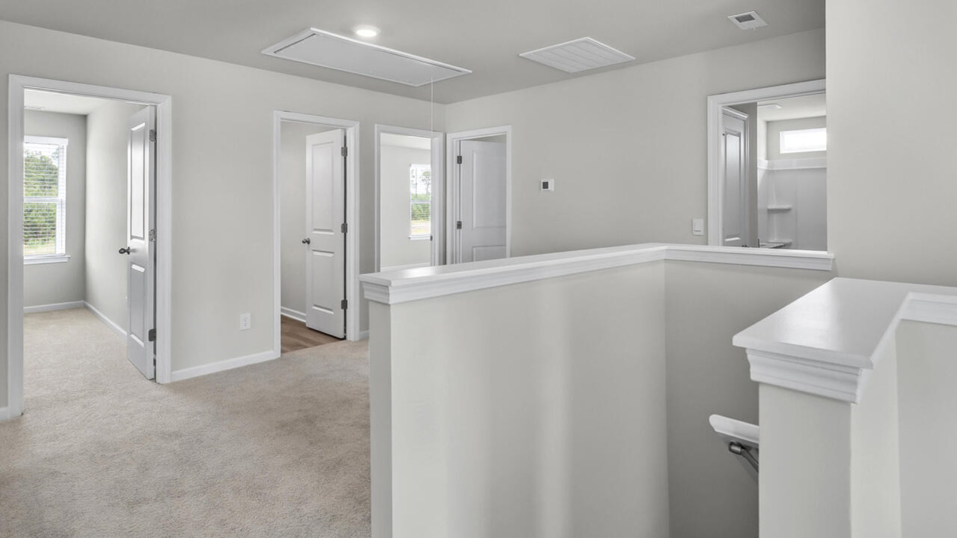 Upstairs you will find four more spacious bedrooms, two full bathrooms, and a great loft space. There are so many ways to customize this home to fit your needs!