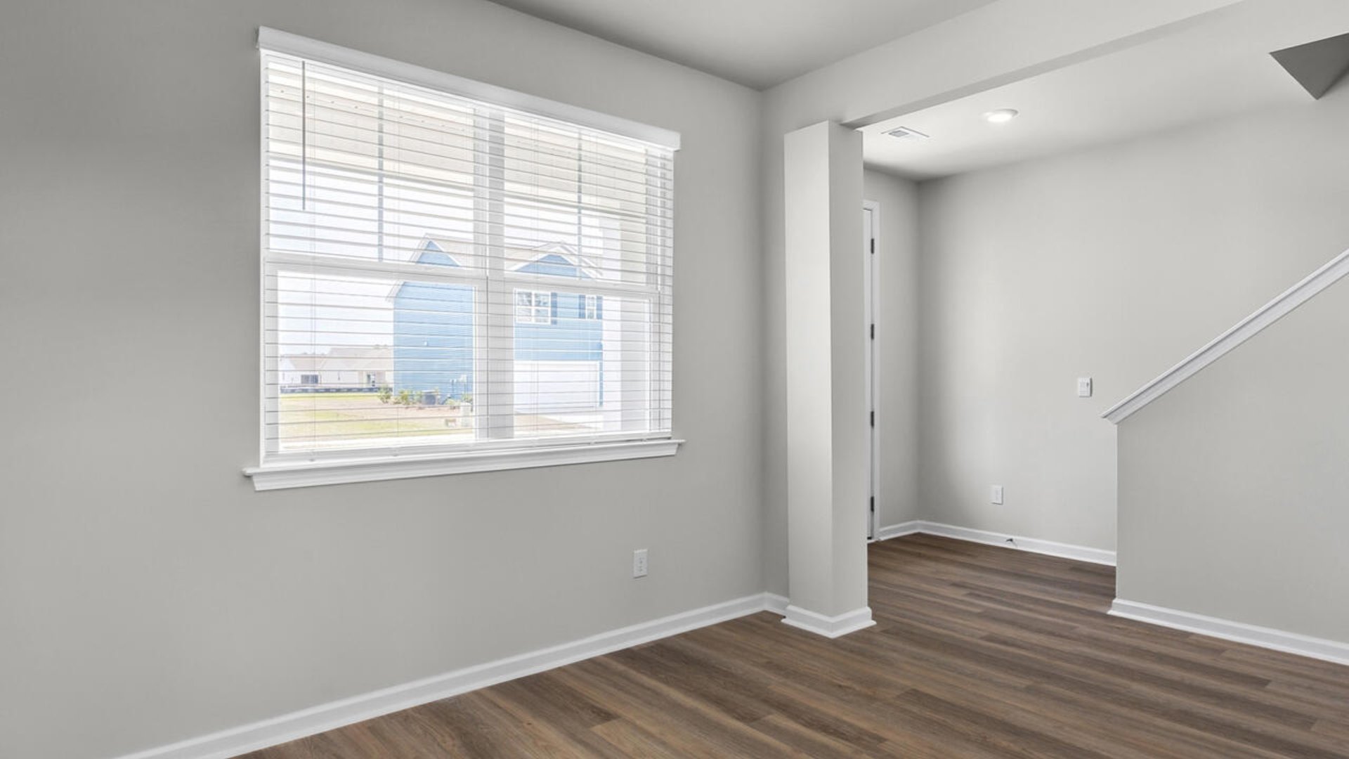 As you enter the home you will find a formal dining room, open concept kitchen and family room with additional seating at the large kitchen island, and a first floor primary bedroom retreat.