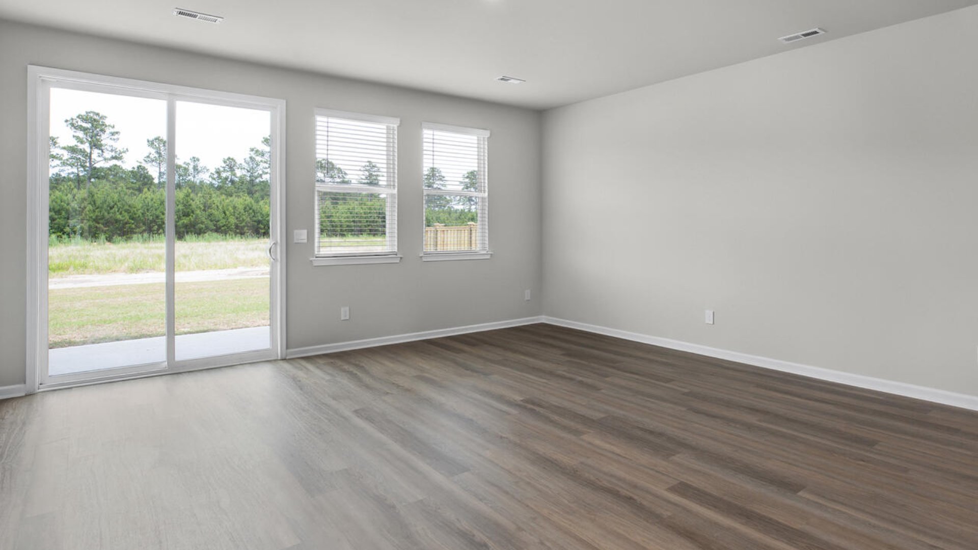 The primary bedroom has its own attached bathroom that features a walk-in closet and all the space you need to get ready in the morning.