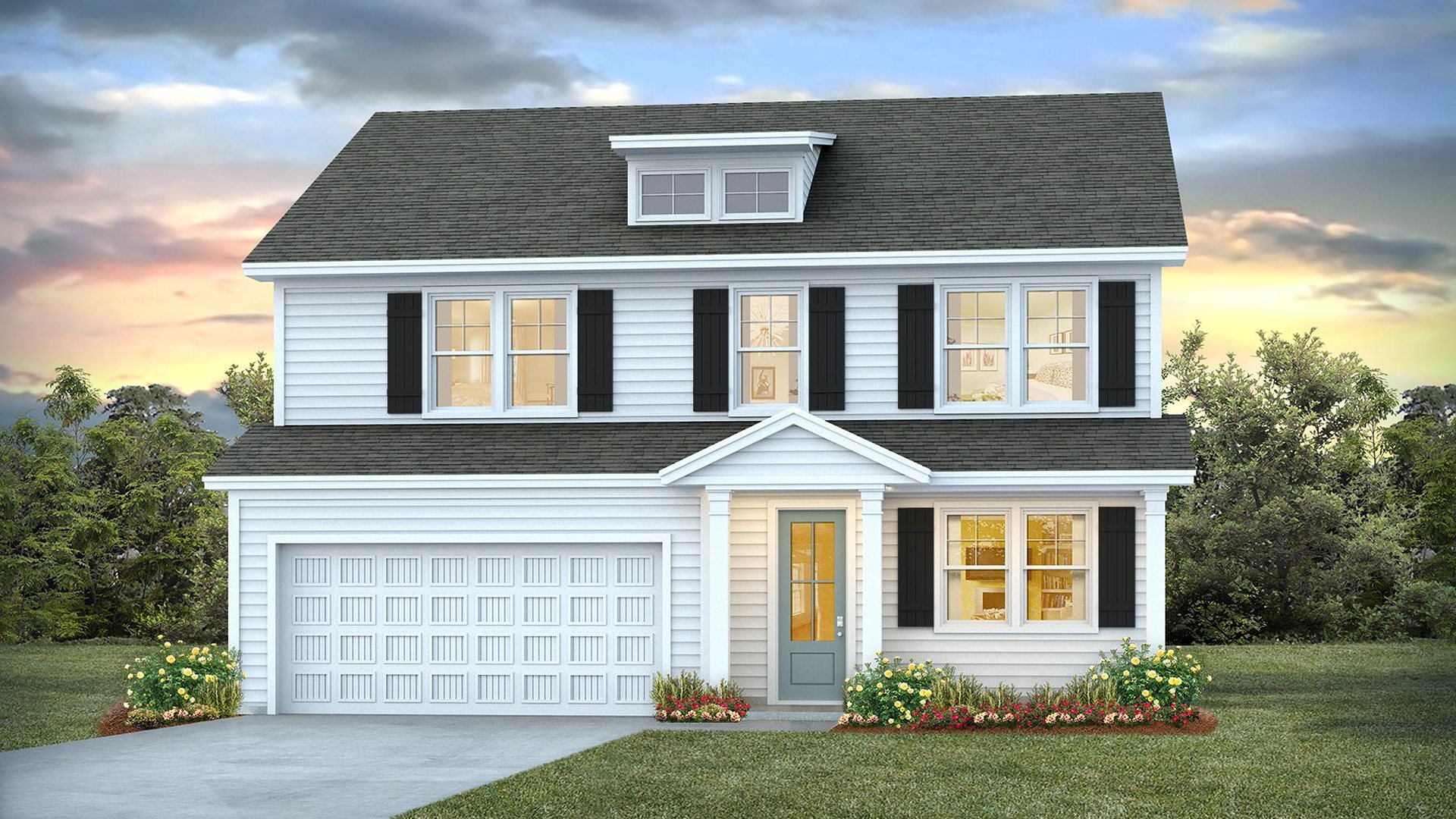 Our Tillman plan is a spacious home with 5 bedrooms and 3.5 baths, 3,113 to 3,221 square feet.