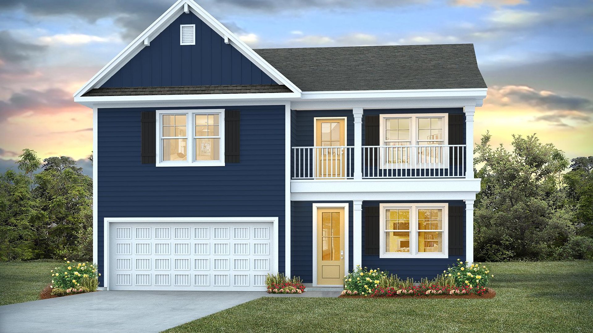 Our Tillman plan is a spacious home with 5 bedrooms and 3.5 baths, 3,113 to 3,221 square feet.