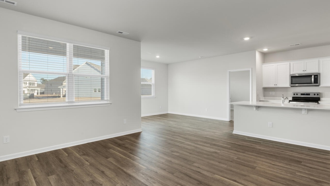 The Aria is a 3-bedroom, 2-bathroom home with 1,618 square feet of open living space. Its centerpiece is the showstopper kitchen, This one-level floor plan is perfect for entertaining or relaxing in style.