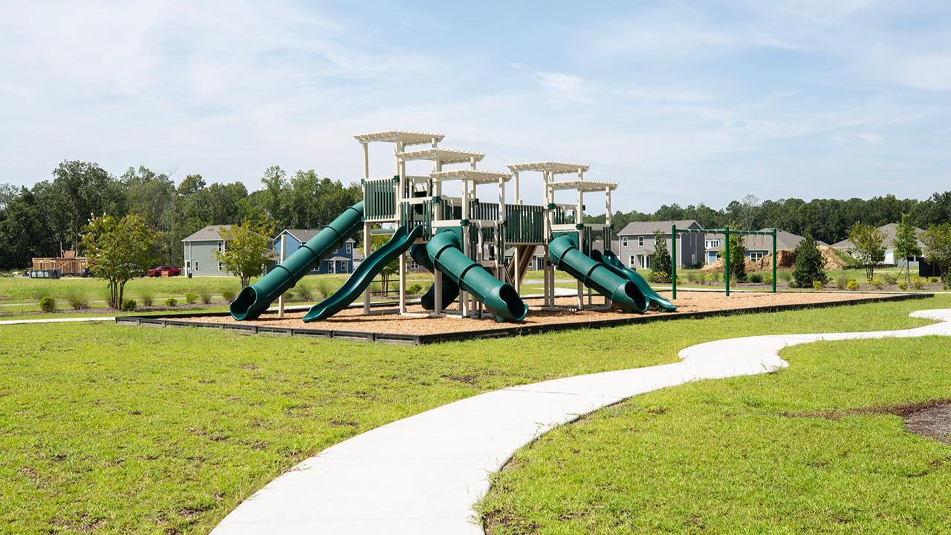 At the center of our neighborhood sits the beautifully manicured Halls Landing Park, an outdoor sanctuary tailored for connection, leisure, and active play. Whether you are looking to kickstart your morning with fresh air or unwind after a long day, the park serves as your personal neighborhood escape