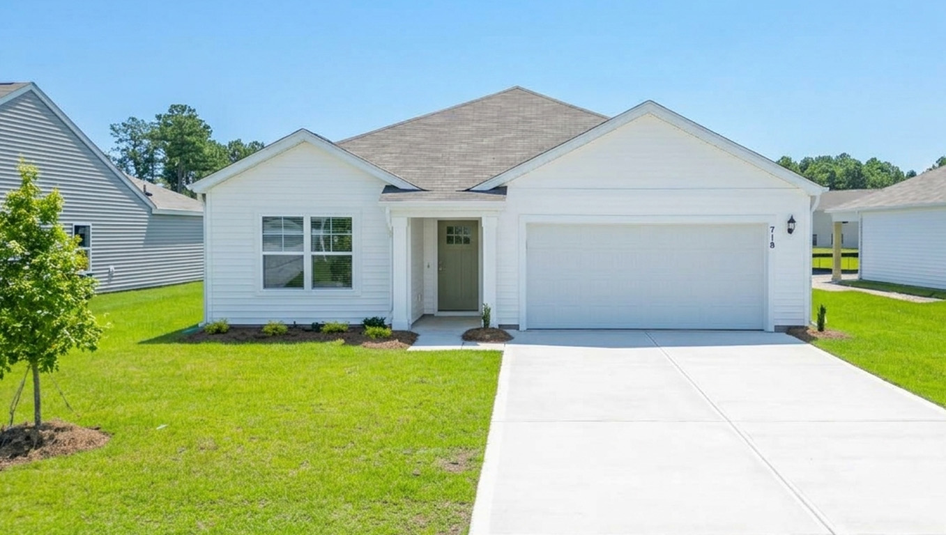The Aria is a 3-bedroom, 2-bathroom home with 1,618 square feet of open living space.