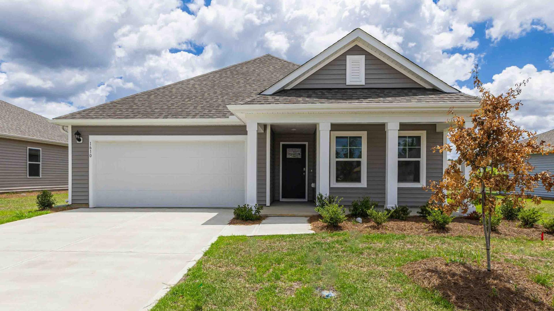 The Aria is a 3-bedroom, 2-bathroom home with 1,618 square feet of open living space. Its centerpiece is the showstopper kitchen, This one-level floor plan is perfect for entertaining or relaxing in style.