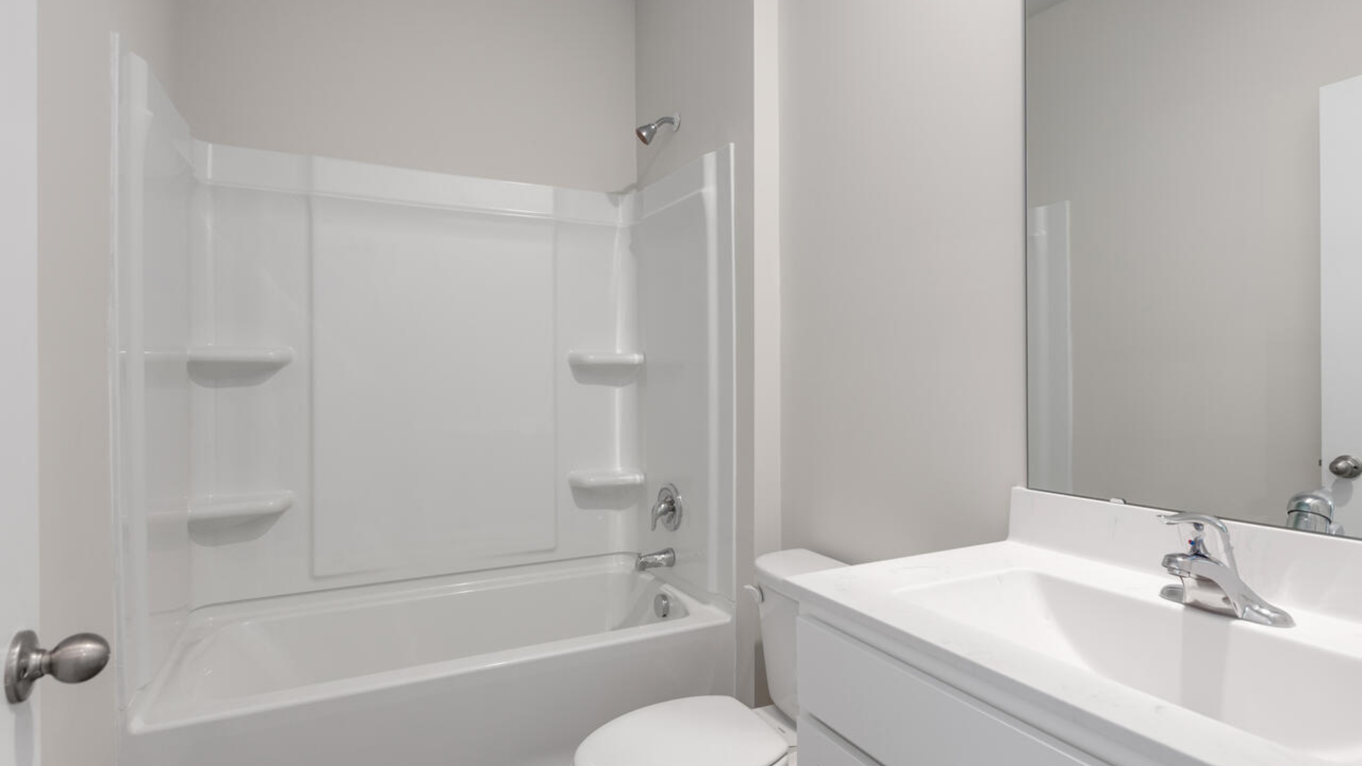 there are another 2 bedrooms and full bath. In every bedroom you’ll have carpeted floors and a closet in each room. Whether these rooms become bedrooms, office spaces