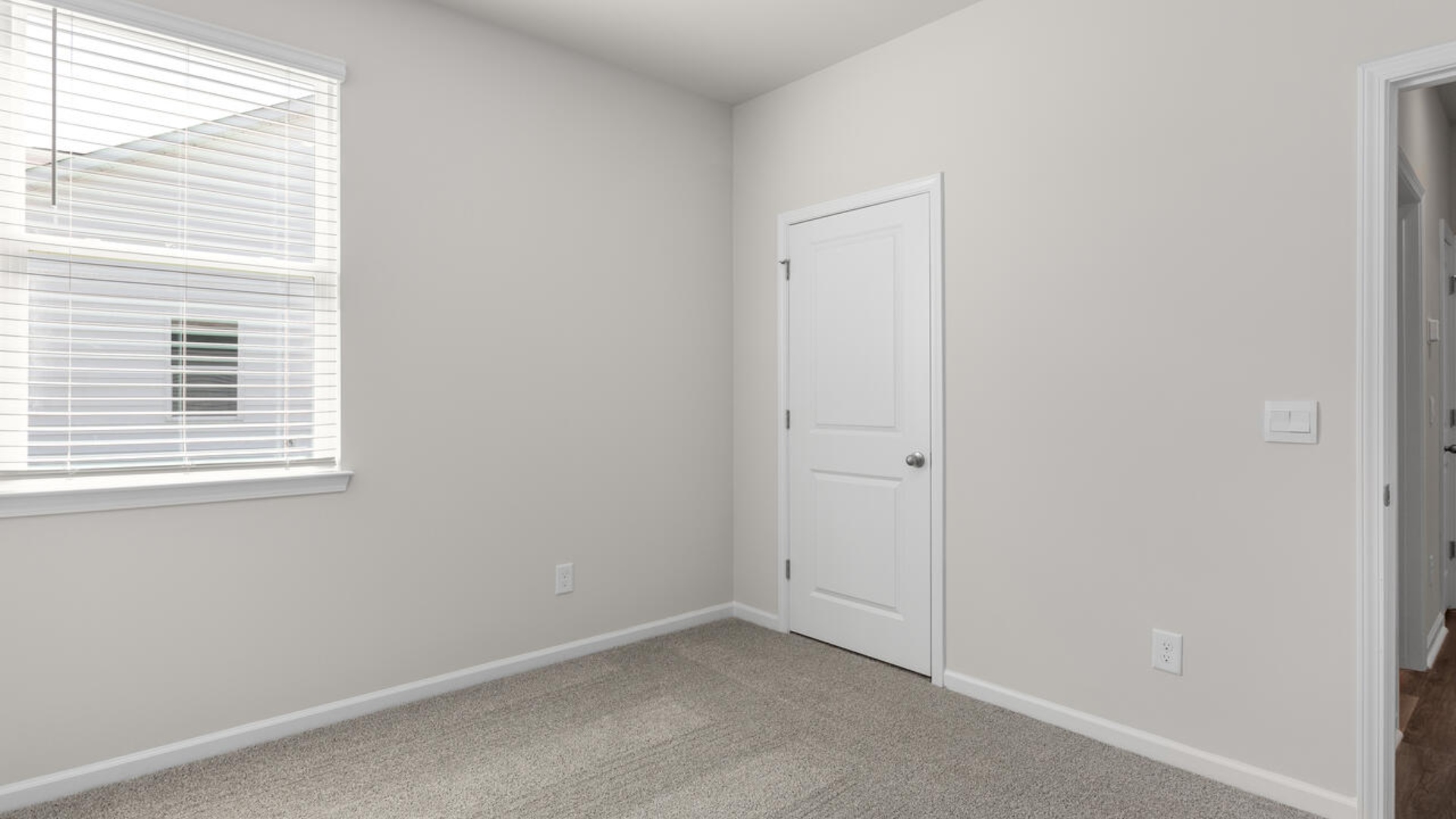 there are another 2 bedrooms and full bath. In every bedroom you’ll have carpeted floors and a closet in each room. Whether these rooms become bedrooms, office spaces