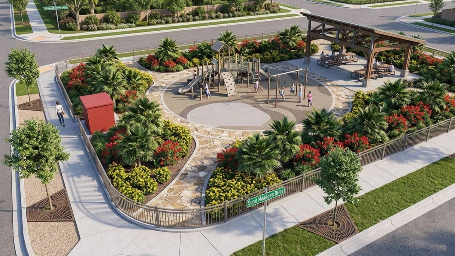 At the center of our neighborhood sits the beautifully manicured Halls Landing Park, an outdoor sanctuary tailored for connection, leisure, and active play. Whether you are looking to kickstart your morning with fresh air or unwind after a long day, the park serves as your personal neighborhood escape.