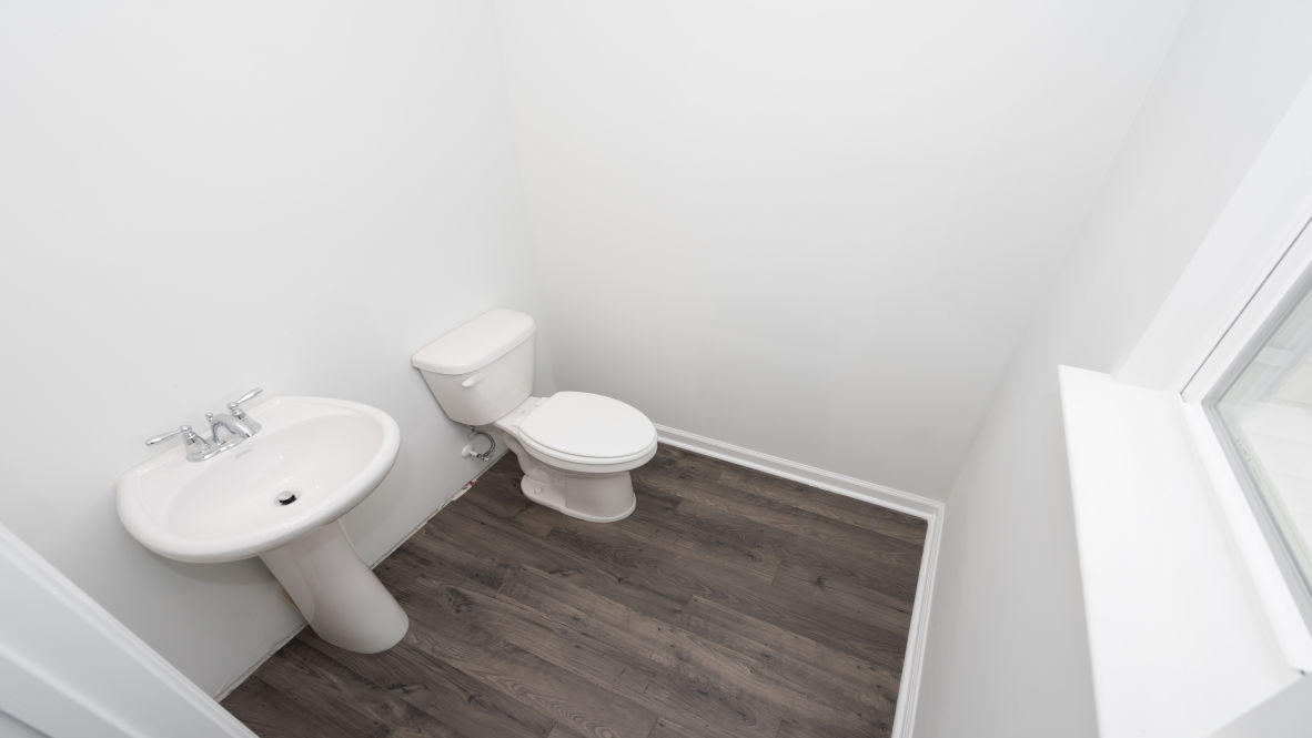The primary bedroom is a perfect retreat with a walk-in closet and generous primary bathroom featuring a double vanity, large shower, and a separate linen closet. Plus, the laundry room is on the second floor with all the bedrooms!